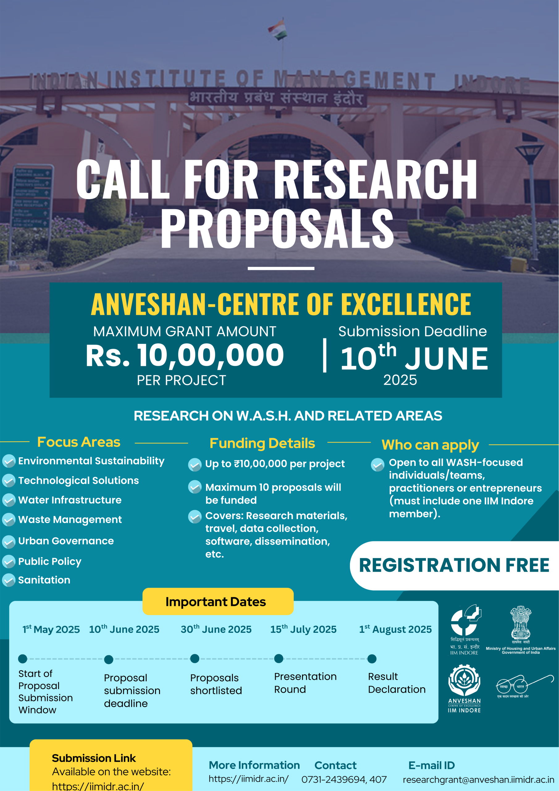 Call for Research Proposals – Research Grant 2025